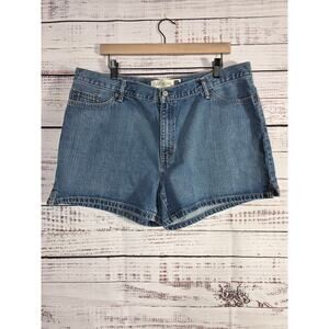 GAP women's denim shorts plus size 18 100% cotton